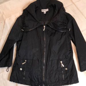 Boutique Black Jacket Wear Indoors or Out EUC 8